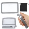 69610 6 eng pl illuminated reading magnifying glass 4x with led lighting 7015 7