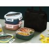 69664 3 eng pl breakfast box with compartments cutlery container lunchbox for microwave 1000ml 6743 8