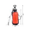 69727 5 eng pl pressure sprayer garden hand sprayer long lance 8l belt 7034 14