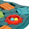 Dětské logické puzzle bludiště - desková překážková hra 28 dílků pro rozvoj motoriky