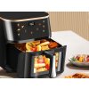 Fritéza bez tuku fritéza air fryer velká na pečení 1400 w 10 l