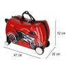 Walizka podrozna dla dzieci na kolkach bagaz podreczny motor 180373