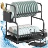 Myčka nádobí se sušičkou talíře příbory šálky dvouúrovňový odkapávač s přihrádkou