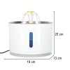 Poidelko fontanna dla psa kota zwierzat automatyczne poidlo LED USB 2 4l filtr czyszczacy 176748