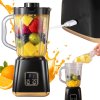 Blender na smoothie přenosný USB bezdrátový s nádobou - černý