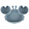 Silikonové dětské nádobí baby crab sada 9 kusů modrá