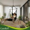 Houpačka - závěsné křeslo 210 cm černé Gardlov