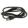 Masážní kartáč na pokožku hlavy s aplikátorem oleje USB černý