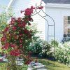 Kovový zahradní oblouk LUARO – pergola pro růže a popínavé rostliny, výška 265 cm