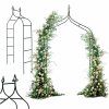 Kovový zahradní oblouk LUARO – pergola pro růže a popínavé rostliny, výška 265 cm
