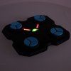Boxerský štít nástěnný trenažér hudba LED USB rukavice