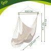 Houpačka - závěsné křeslo 210 cm béžová Gardlov
