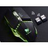 BEZDRÁTOVÁ MYŠ PRO POČÍTAČ GAMINGOVÁ USB PODSVÍCENÍ LED RGB