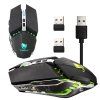 BEZDRÁTOVÁ MYŠ PRO POČÍTAČ GAMINGOVÁ USB PODSVÍCENÍ LED RGB