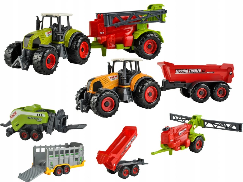 848 5 sada farma s traktorem 2ks stroje 4ks 6136