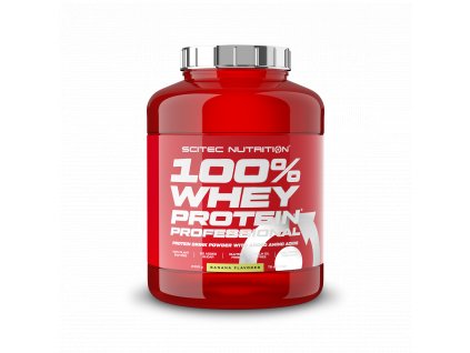 Scitec Nutrition 100% Whey Protein Professional 2350 g (Příchuť banán)