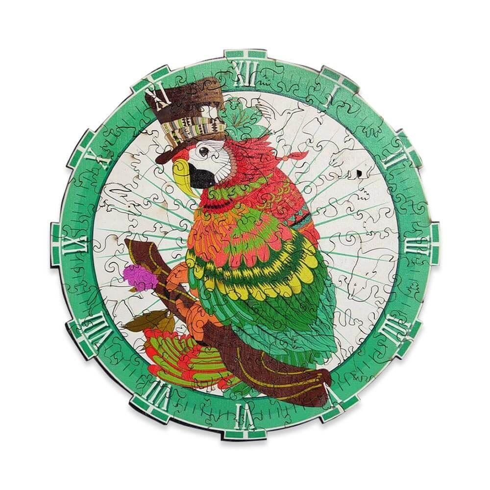 DAALO Dřevěné zvířecí puzzle - papoušek - AKCE!