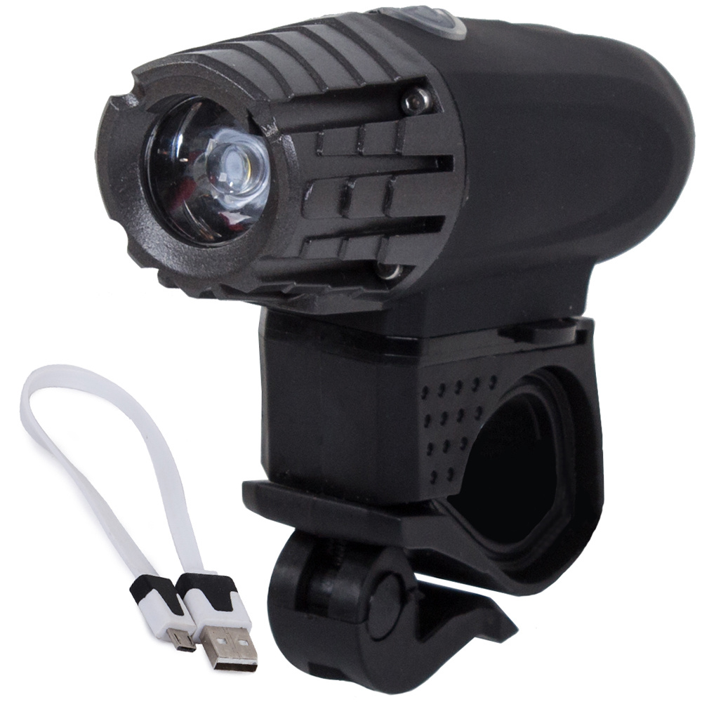 Verk 14261 Přední světlo na kolo LED CREE XM-L2, černá