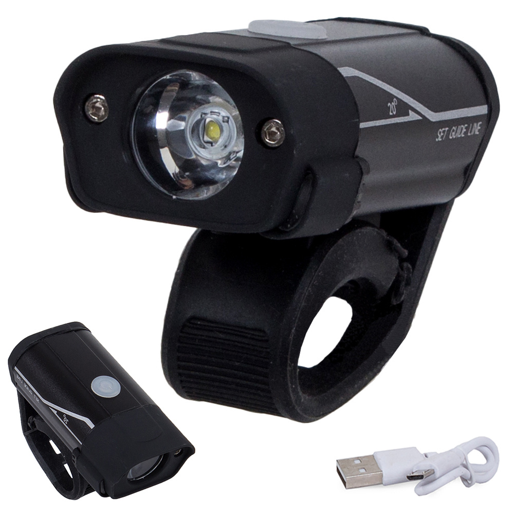 Verk 14263 Přední světlo na kolo LED CREE XM-L2, černá