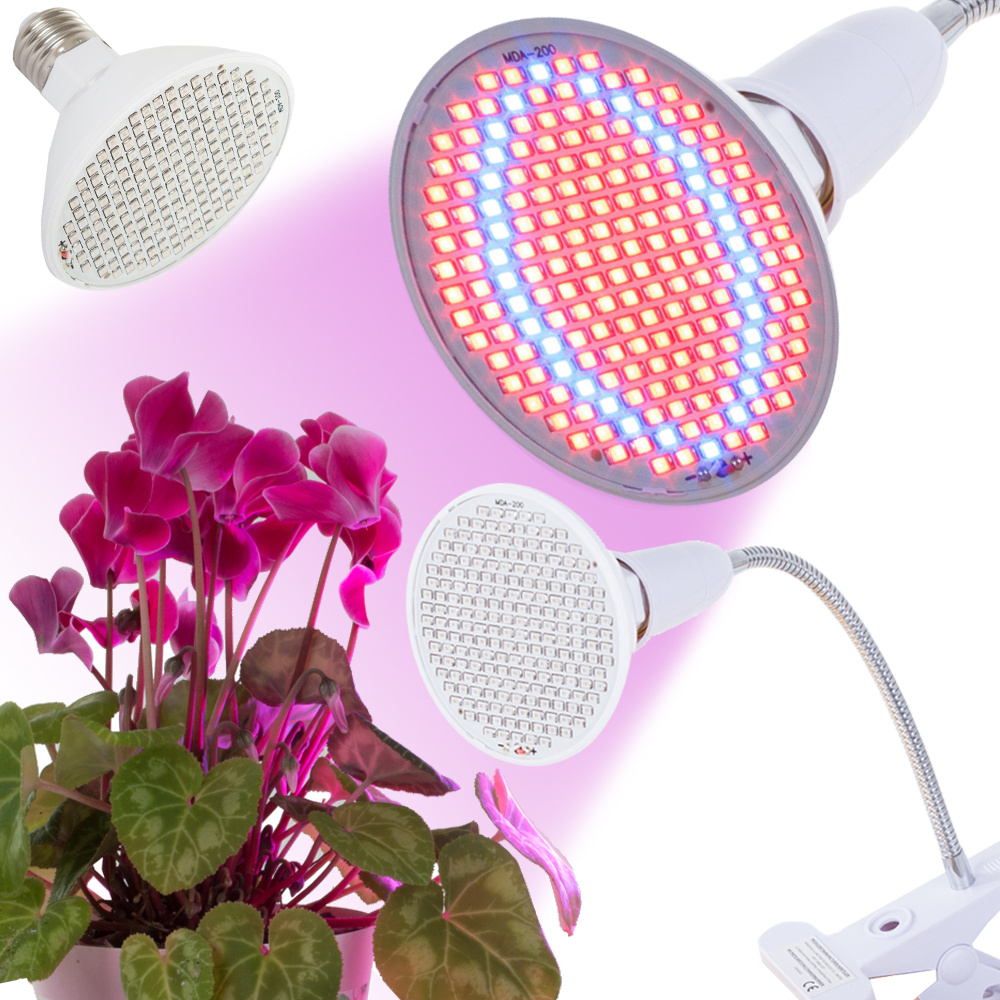 Levně Verk 12270 LED Lampička pro pěstování rostlin s klipem 9 W