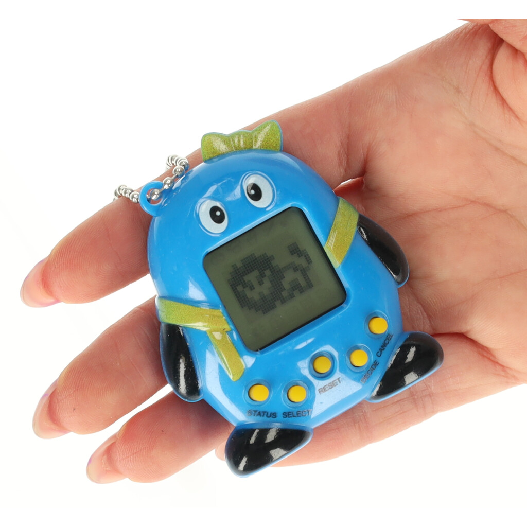 KIK KX9720_1 Hračka Tamagotchi elektronická hra zvíře modrá