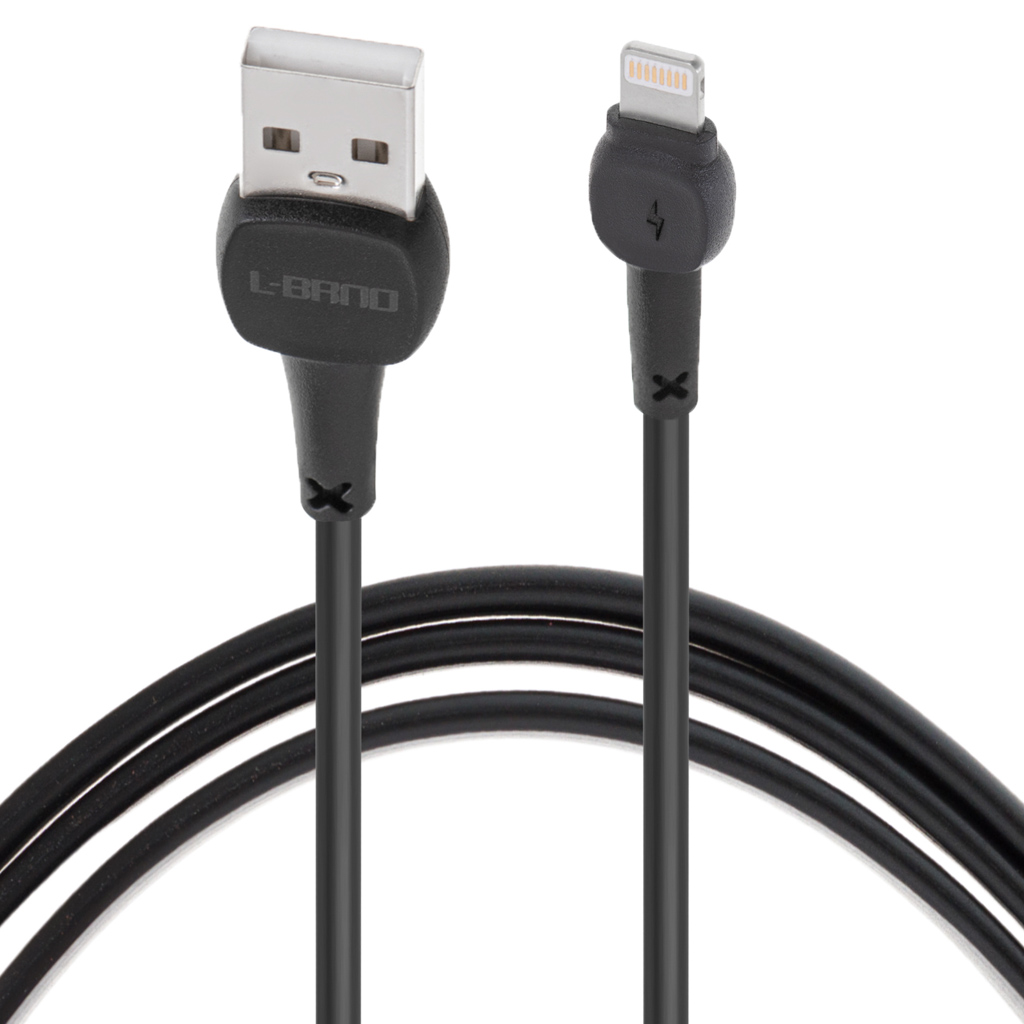 Levně KIK KX5326_1 Synchronizační a nabíjecí kabel pro iPhone 1M černý