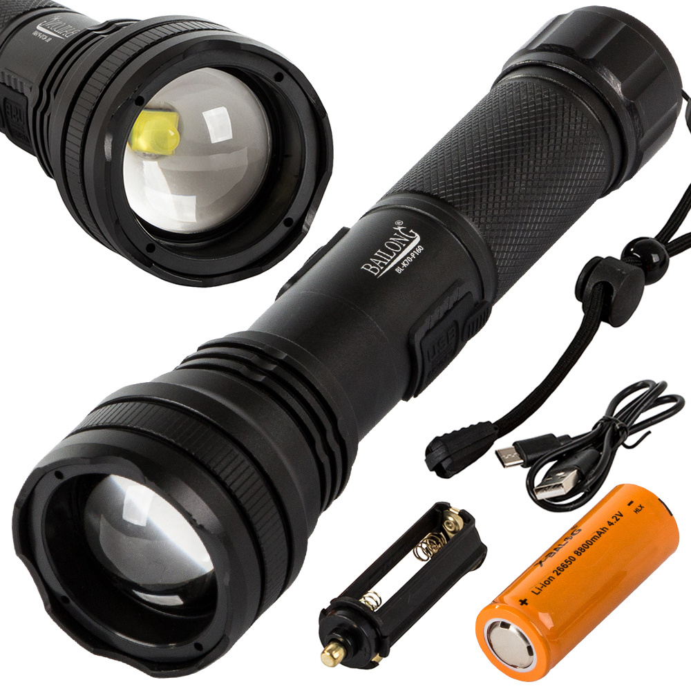 Verk BAILONG 08345 Svítilna LED CREE XHP160, IPX-5, 1000 m