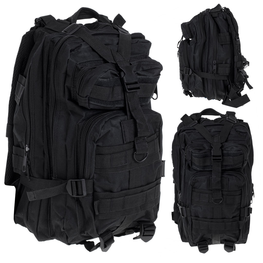 Levně KIK KX5118 Taktický vojenský turistický batoh 25L černý