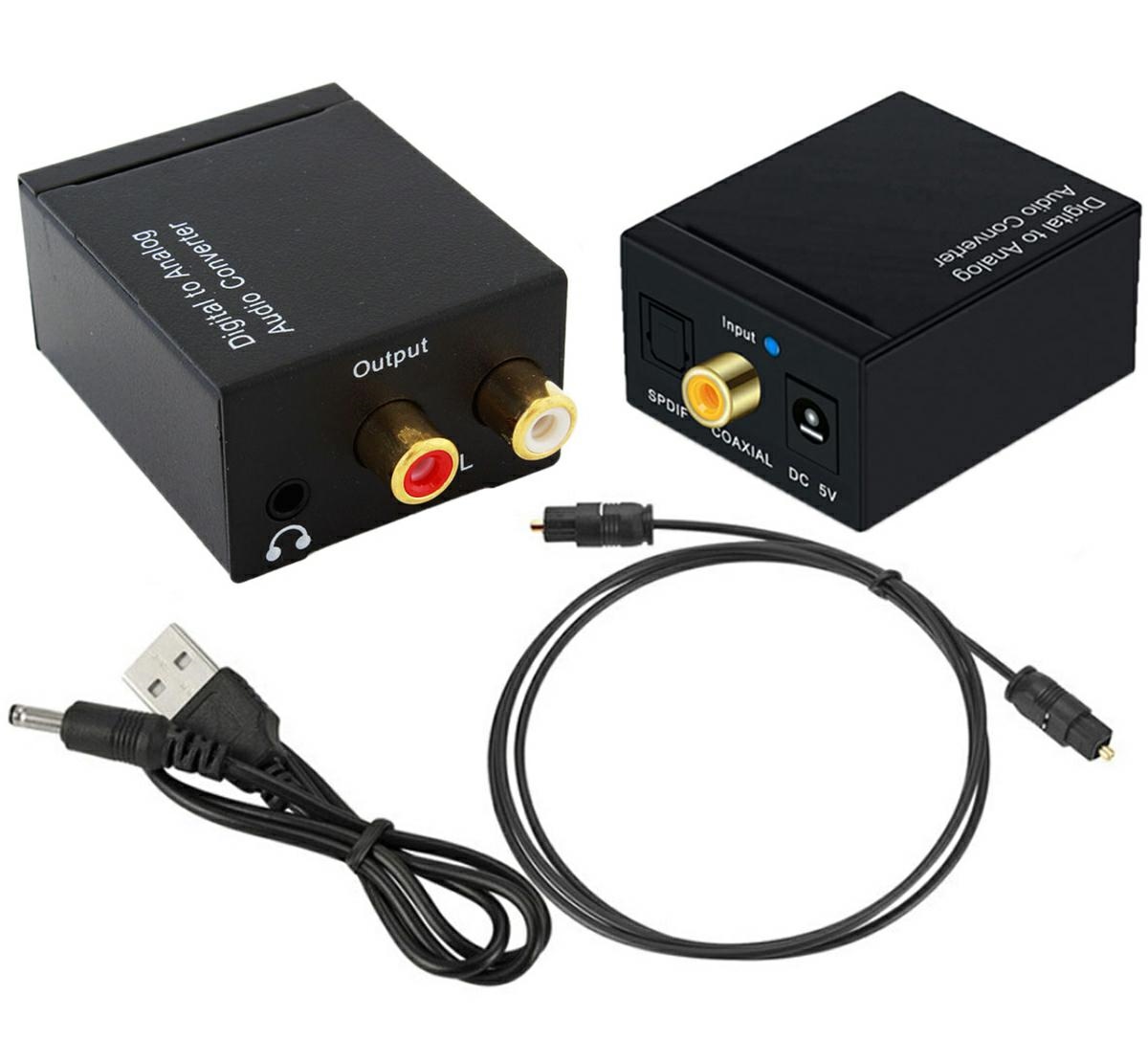 Levně Daalo Převodník SPDIF 2xRCA+JACK USB