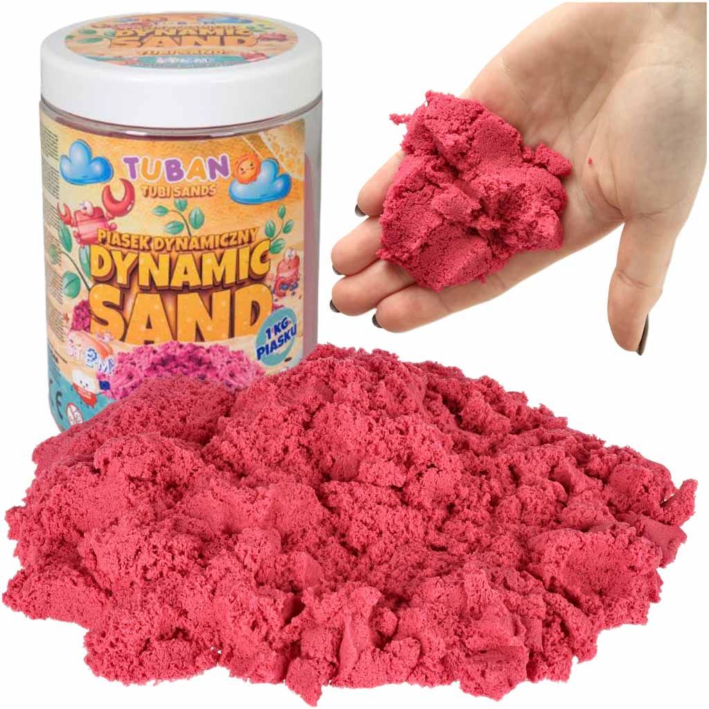 Levně KIK KX3870 TUBAN Dynamic Sand 1kg růžový