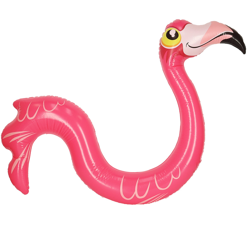 Levně KIK KX4929 Nafukovací bazénová nudle flamingo 131cm