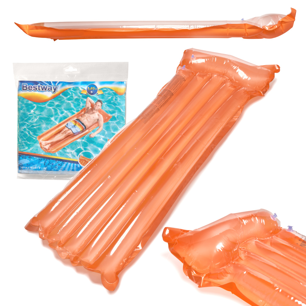 Levně KIK KX4999_2 BESTWAY 44013 Nafukovací plavecká matrace oranžová AKCE