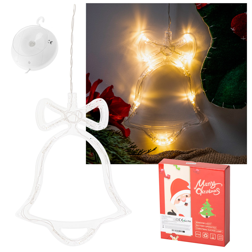 Levně KIK KX5246_1 LED závěsná světla Vánoční zvonek dekorace