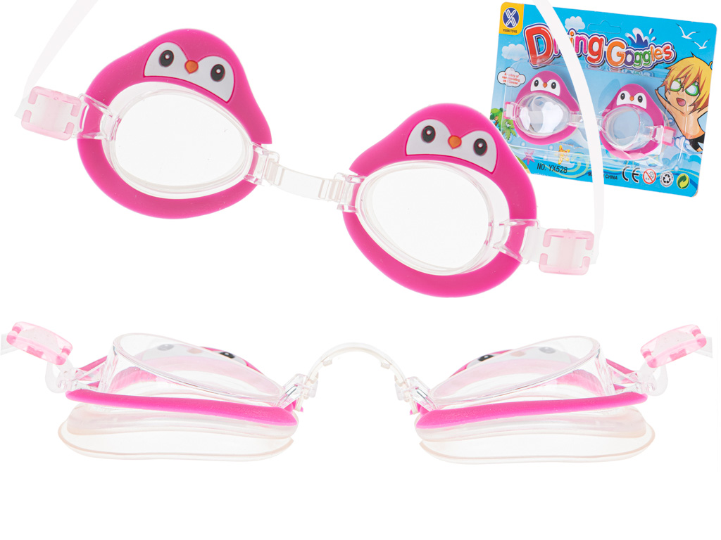 KIK KX5564 Dětské plavecké brýle maska tučňák