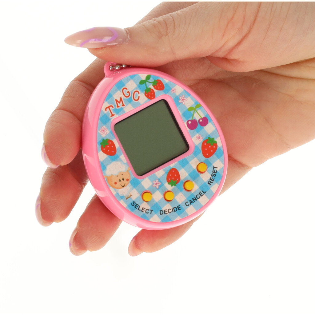 Levně KIK KX7929_2 Hračka Tamagotchi elektronická hra vejce růžová