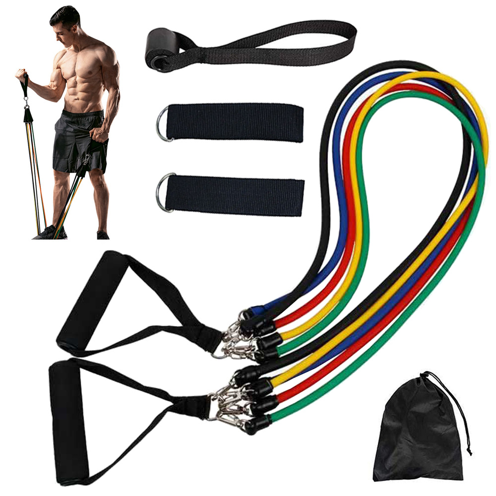 Levně Verk 14465 Cvičební pásy sada 5 posilovacích pásů fitness expander