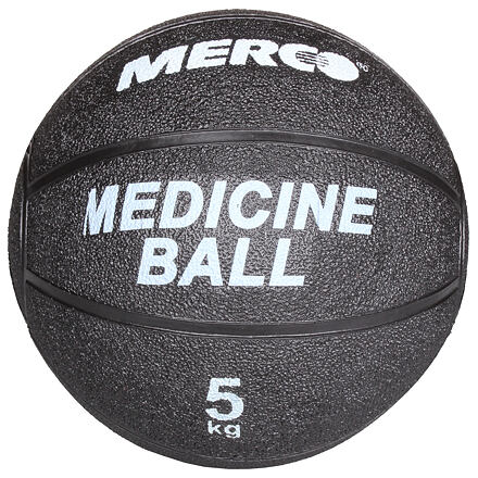 Merco Black gumový medicinální míč hmotnost 5 kg