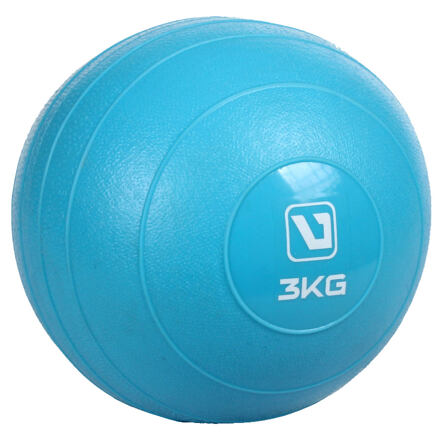 Levně LiveUp Weight ball míč na cvičení modrá hmotnost 3 kg