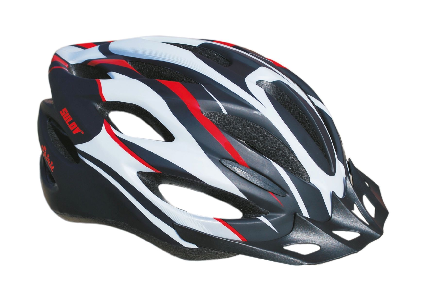 Levně SULOV® Cyklo helma SULOV® SPIRIT, černo-červená polomat Helma velikost: S