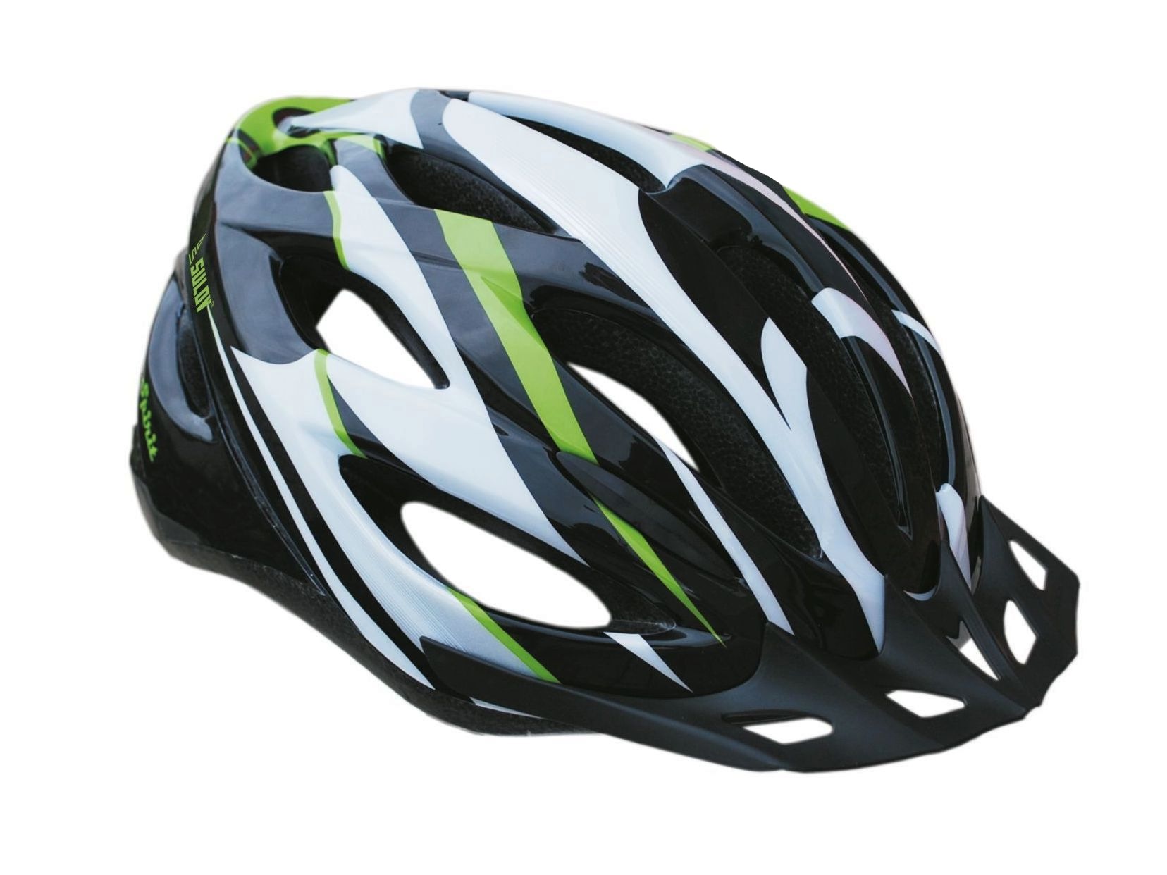 SULOV® Cyklo helma SULOV® SPIRIT, černo-zelená Helma velikost: S