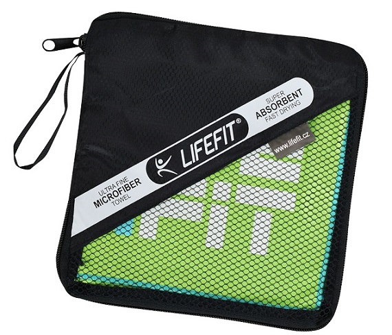 LIFEFIT® LIFEFIT® rychleschnoucí ručník z mikrovlákna 105x175cm, zelený