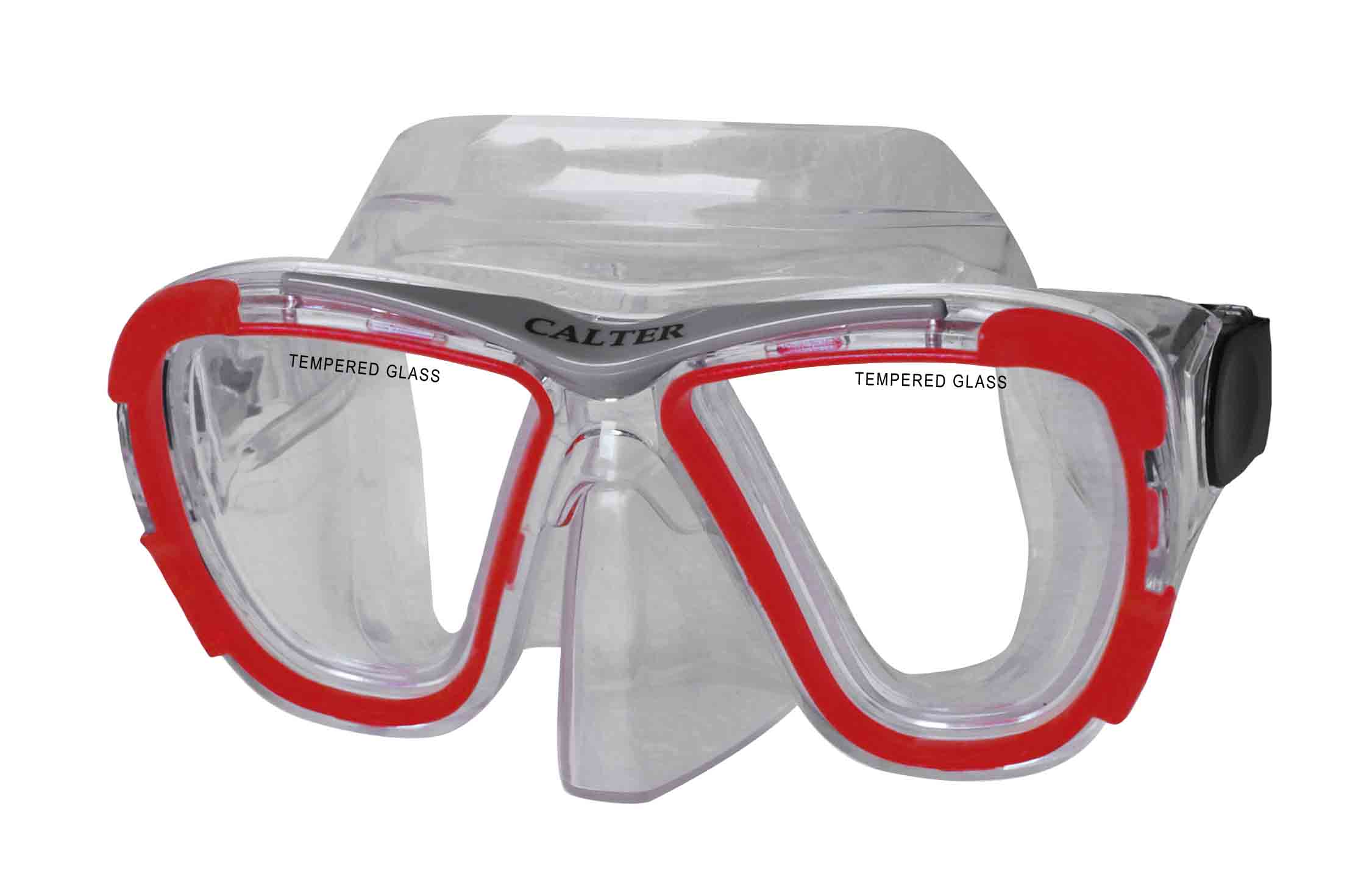 RULYT® Potápěčská maska CALTER® SENIOR 238P, červená