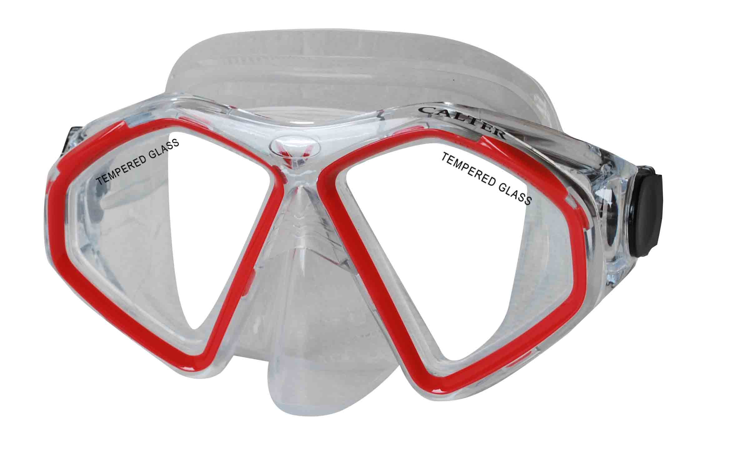 RULYT® Potápěčská maska CALTER® SENIOR 283S, červená