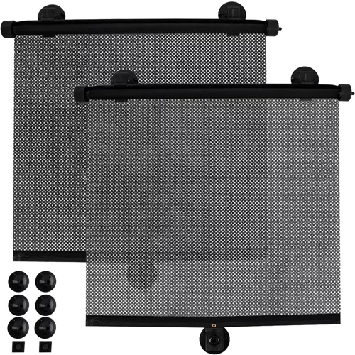 ISO Xtrobb 23497 Roleta do auta 41 x 46 cm, 2 Ks, černá