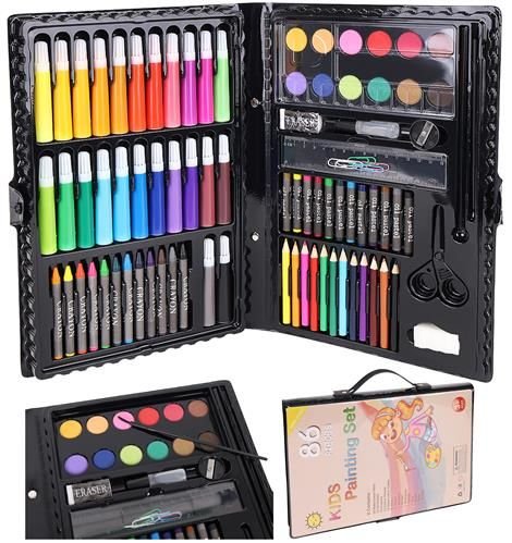 Levně ISO Výtvarná sada Kids Painting Set 86 ks, 9173