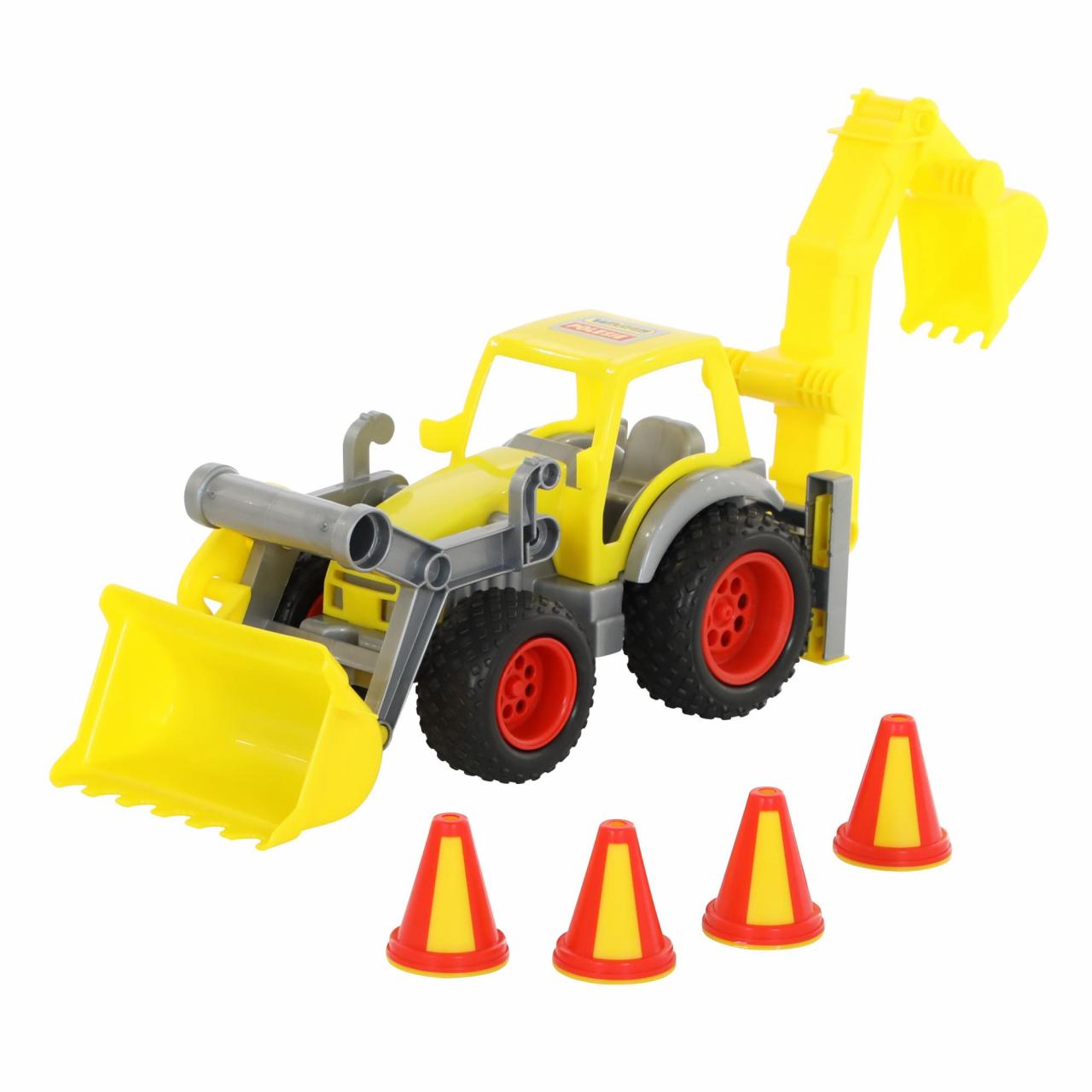 KIK WADER 0377 Traktor nakladač ConsTruck 38x15x15cm, KX6884