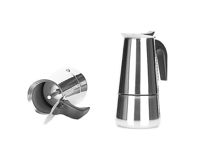 Verk 07007 Moka konvice na 6 šálků, 300 ml - nerezová