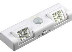 Levně APT Osvětlení s pohybovým senzorem 8 LED, 3x AA - bílé, ZD26A