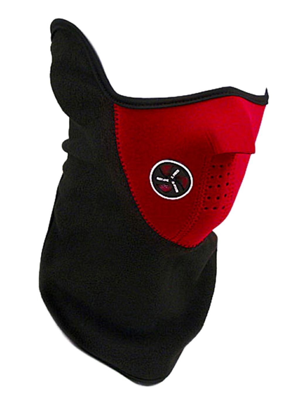 Levně APT AG303H Termo maska na obličej - červeno-černá