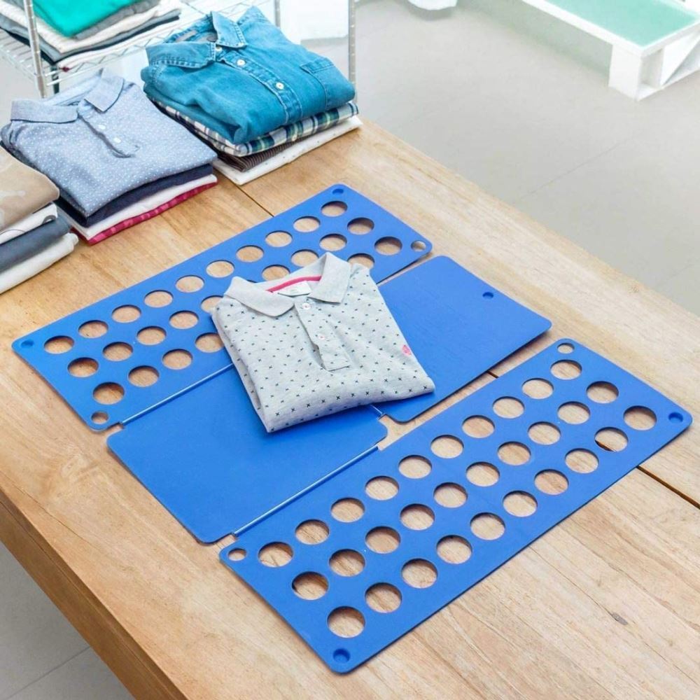 Levně DAALO Deska na rychloskládání oblečení Modrá